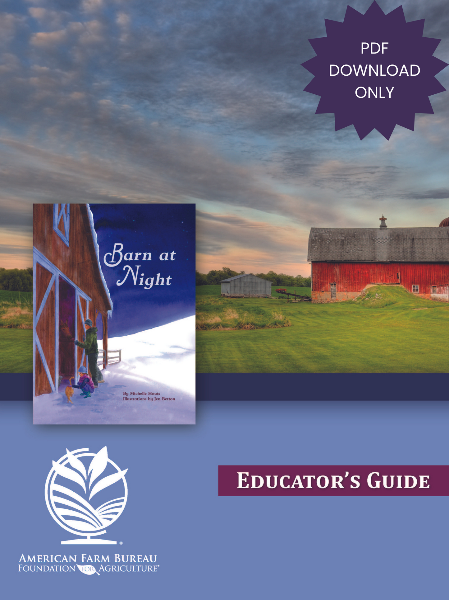 Barn at Night Educator's Guide (PDF DOWNLOAD ONLY)