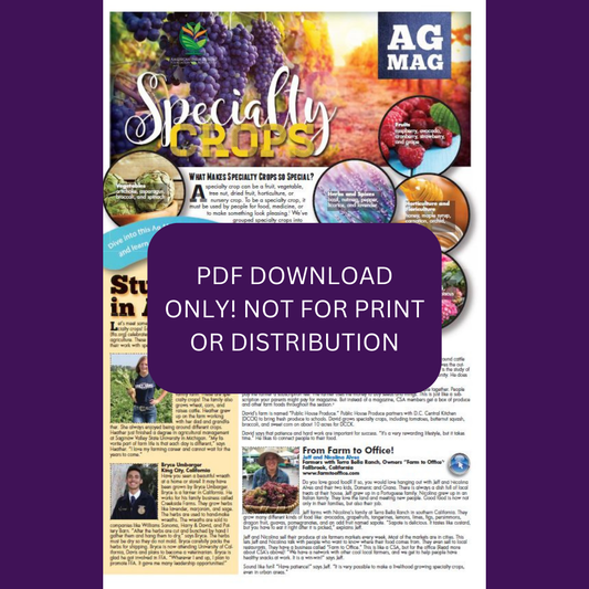 Specialty Crops Ag Mag (PDF DOWNLOAD ONLY)