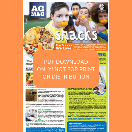 Snacks Ag Mag (PDF DOWNLOAD ONLY)