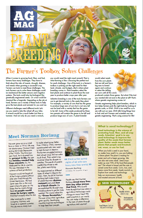 seed plant breeder Plant Breeding Ag Mag – American Farm Bureau Foundation for Agriculture  Store